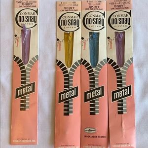 4 Vintage ConMar spring color skirt zippers